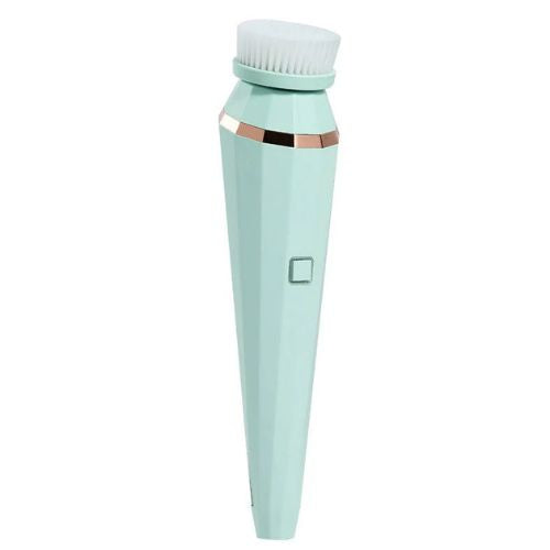 rechargeable face cleansing brush Dubai with multiple heads for glowing skin