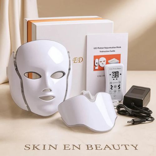 professional LED beauty mask UAE with multiple color light therapy modes